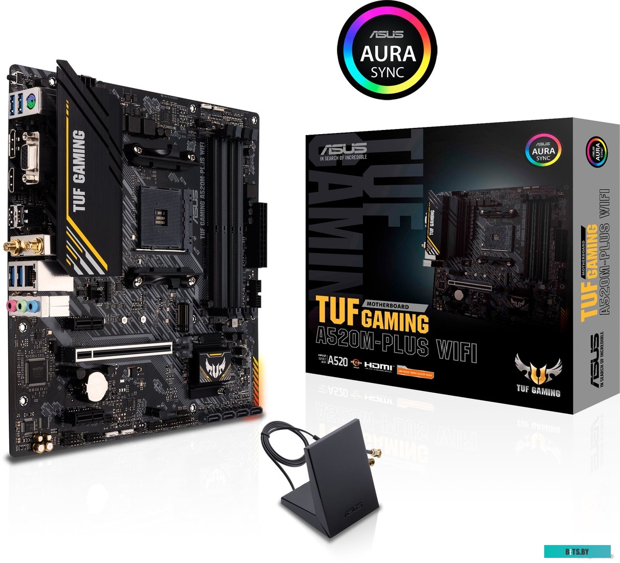 Материнская плата mATX ASUS TUF GAMING A520M-PLUS WIFI 90MB17F0-M0EAY0