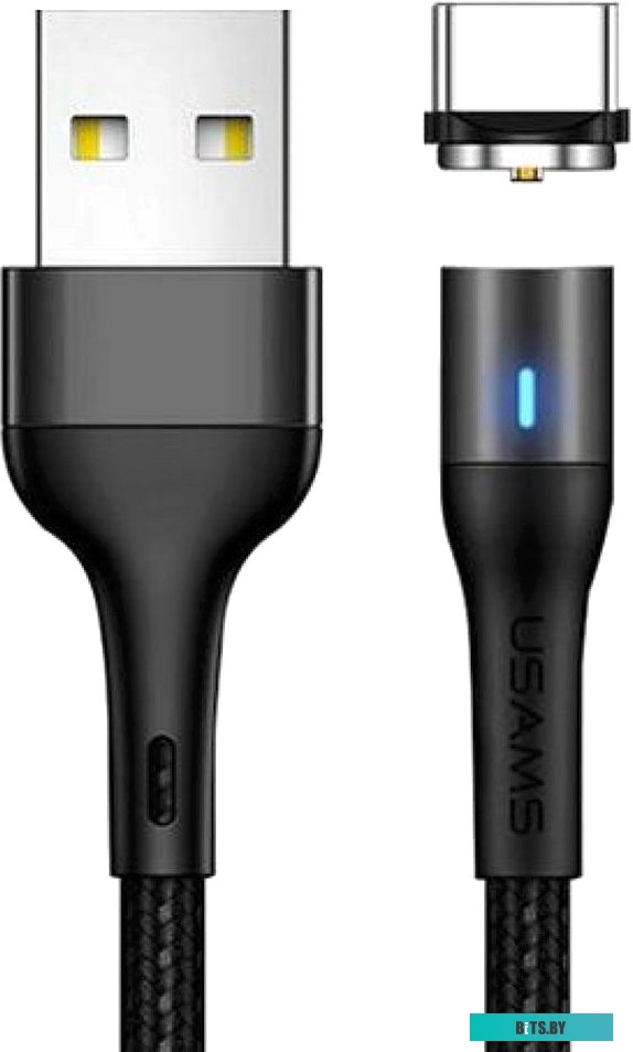 Кабель Usams U32 USB Type-A - USB Type-C SJ353USB01 (1 м, черный)