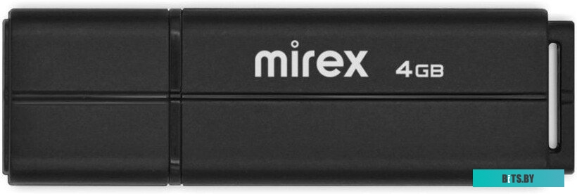 USB накопитель (Флешка) Mirex Color Blade Line 4GB (черный) [13600-FMULBK04]