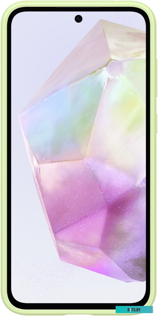 Чехол с карточным слотом Samsung EF-OA356TMEGRU для Galaxy A35 (лаймовый)