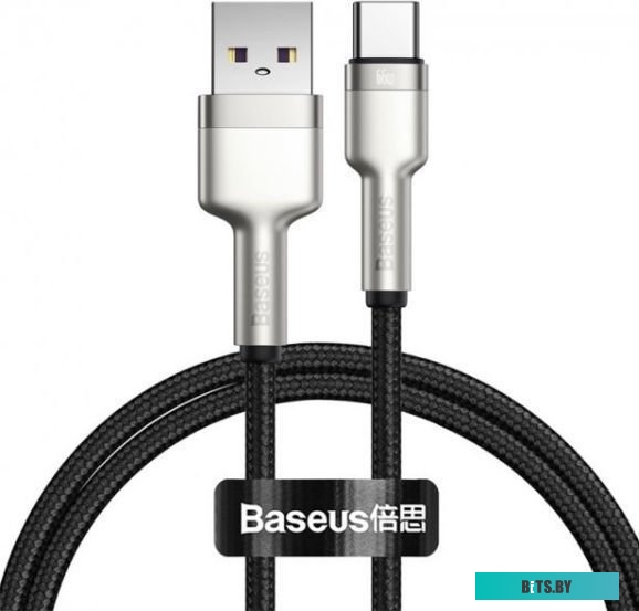 Кабель Baseus Cafule USB Type-A - Type-C (1 м, черный) <CAKF000101>
