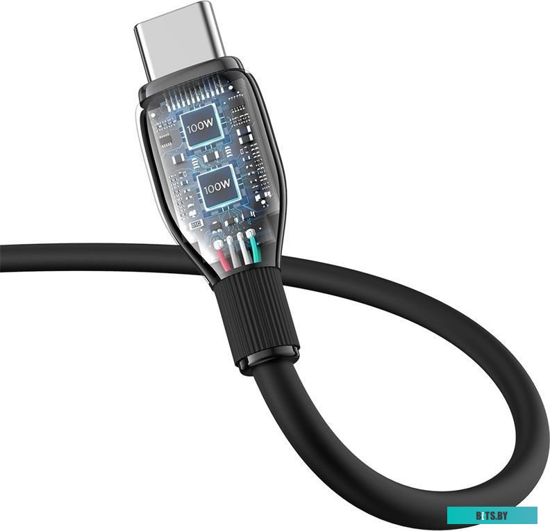 Baseus Pudding Series USB Type-A - USB Type-C (1.2 м, черный)