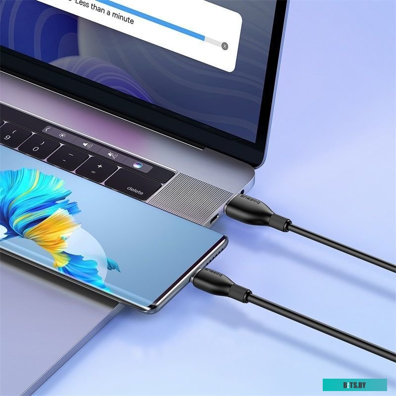 Baseus Pudding Series USB Type-A - USB Type-C (1.2 м, черный)