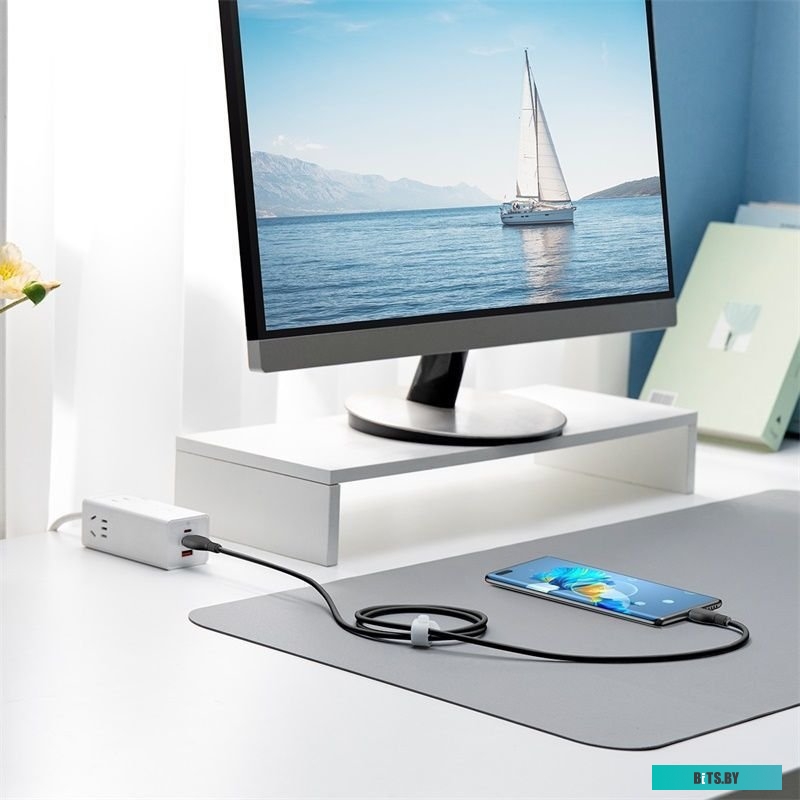 Baseus Pudding Series USB Type-A - USB Type-C (1.2 м, черный)