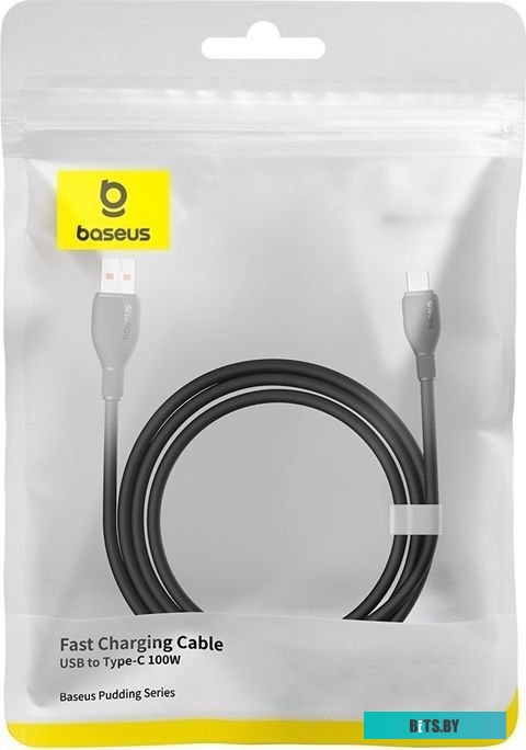 Baseus Pudding Series USB Type-A - USB Type-C (1.2 м, черный)