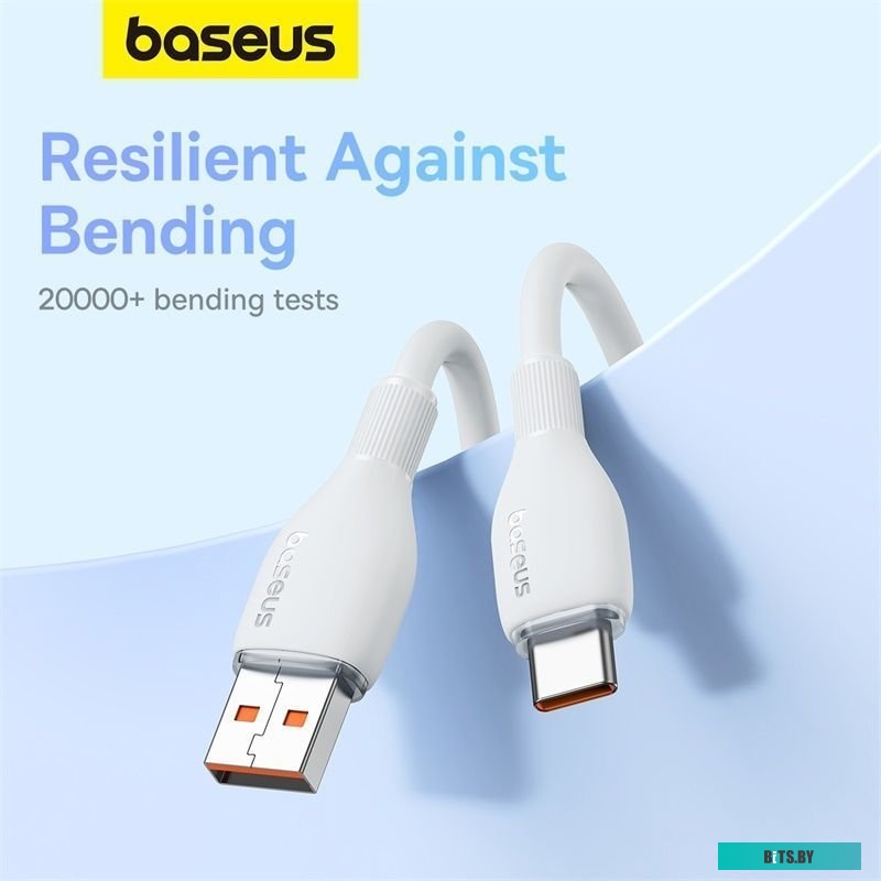 Baseus Pudding Series USB Type-A - USB Type-C (1.2 м, белый)