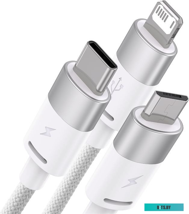 Кабель Baseus One-For-Three Fast Charging Data Cable 3.5A CAXS000002