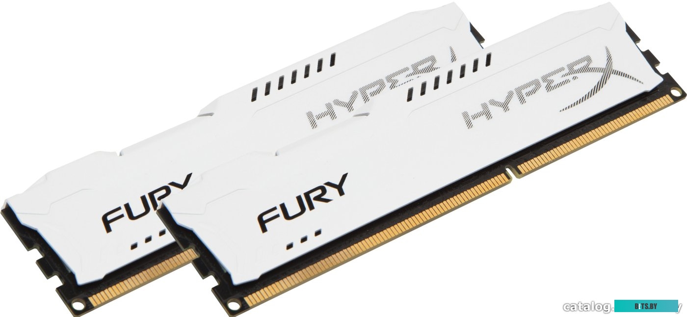 Модуль памяти HyperX Fury White 2x4GB KIT DDR3 PC3-12800 HX316C10FWK2/8