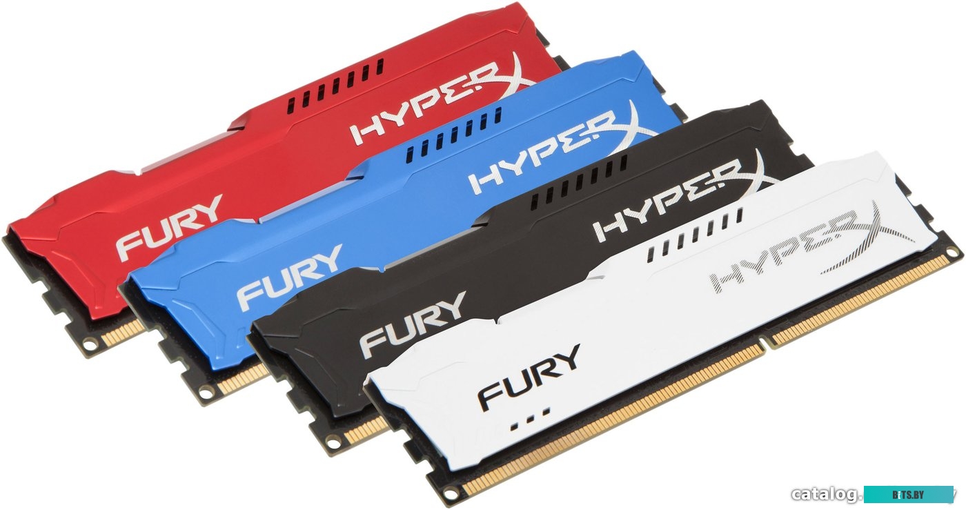 Модуль памяти HyperX Fury White 2x4GB KIT DDR3 PC3-12800 HX316C10FWK2/8