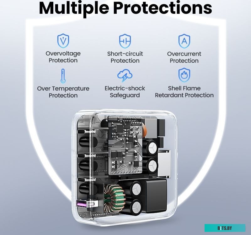 Зарядное устройство UGREEN CD328 90928
