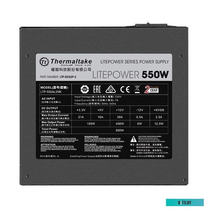 Блок питания Thermaltake Litepower 550W [LTP-0550P-2]