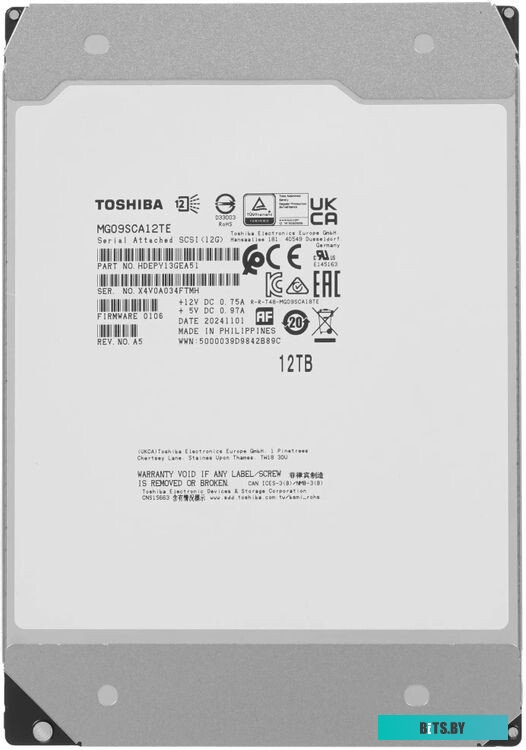 Жесткий диск Toshiba MG09SCA12TE MG09SCA12TE