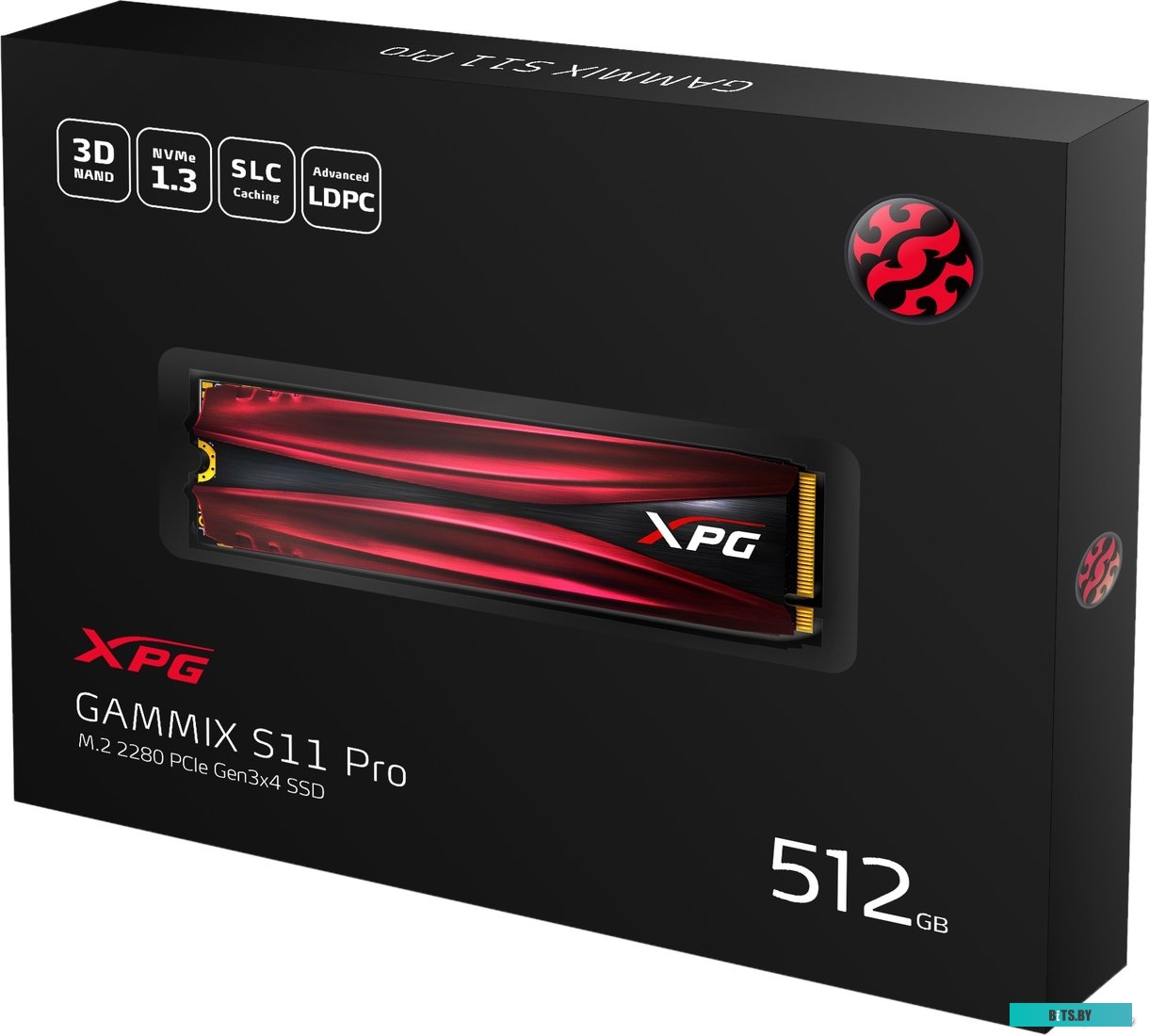 SSD Накопитель ADATA GAMMIX S11 Pro 512GB AGAMMIXS11P-512GT-C
