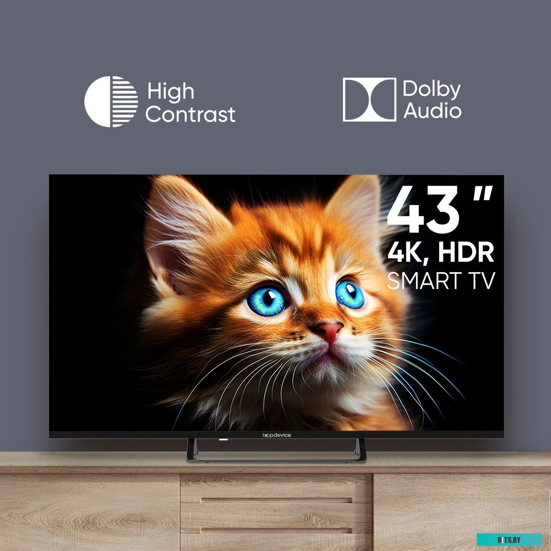 Телевизор Topdevice TDTV43CS05UBK