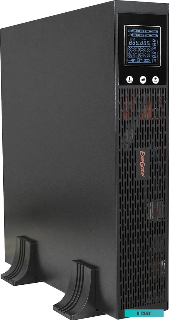 Источник бесперебойного питания (ИБП) ExeGate SinePower UHB-1000.LCD.AVR.C13.RJ.USB.2U <EP285642RUS>