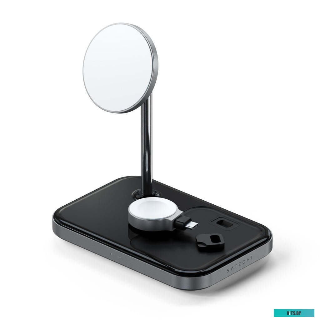 Беспроводное зарядное Satechi 3-in-1 Magnetic Wireless Charging Stand <ST-WMCS3M>