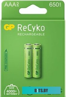 Аккумулятор GP ReCyko AAA 650mAh 2шт