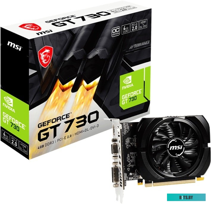Видеокарта MSI GeForce GT 730 4GB DDR3 N730K-4GD3/OCV1