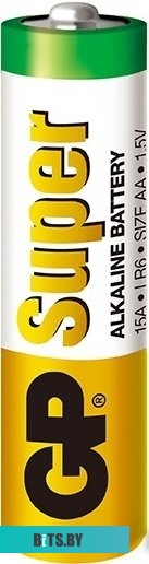 Батарейки GP Super Alkaline 15А АA - 2 шт. на блистере 4891199000027