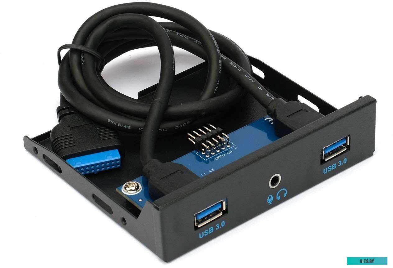 Адаптер Gembird FP3.5-USB3-2A-HDA