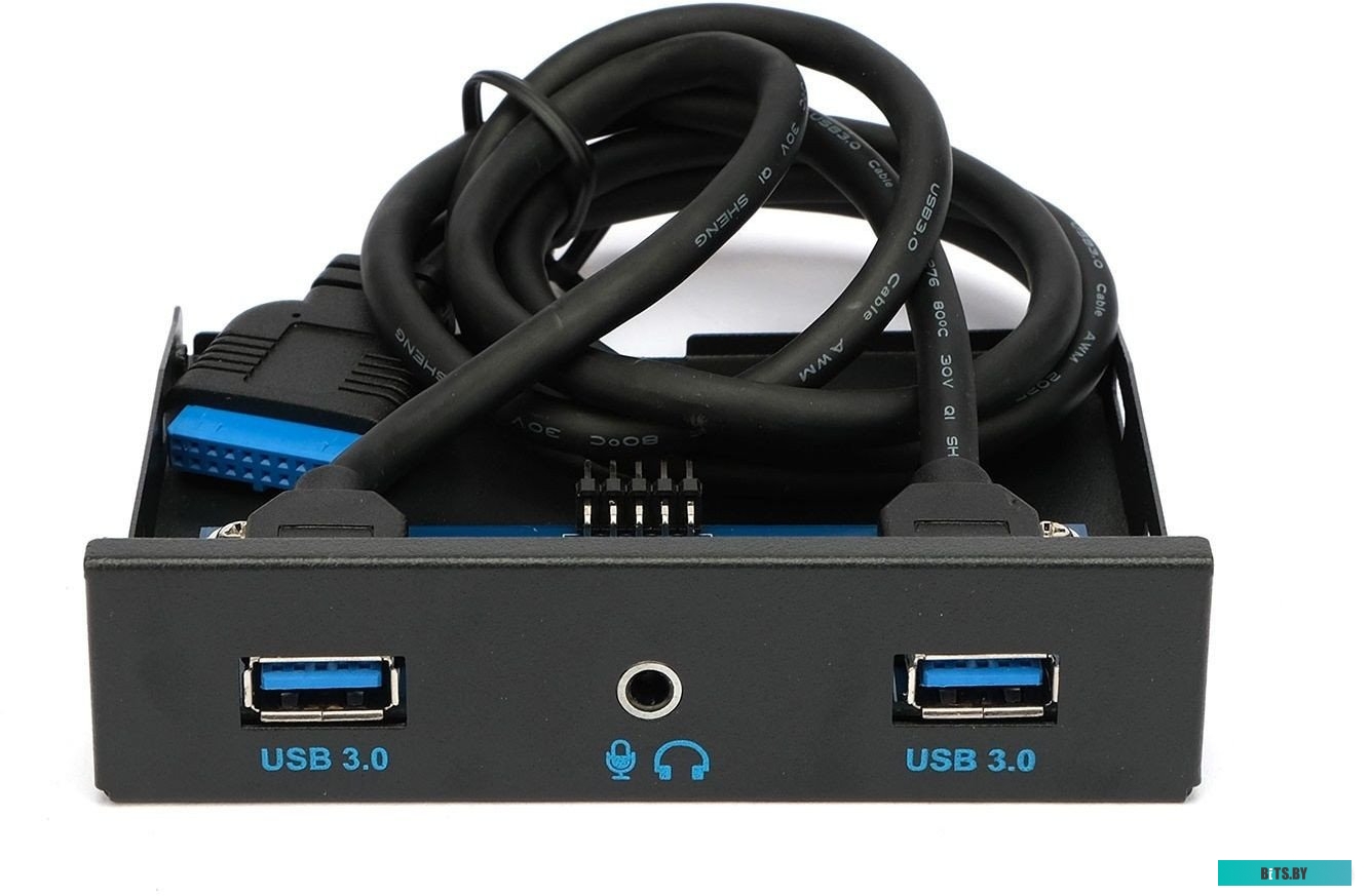 Адаптер Gembird FP3.5-USB3-2A-HDA