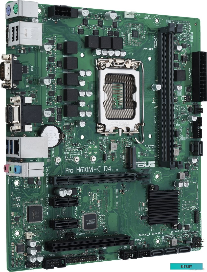 Материнская плата ASUS PRO H610M-C D4-CSM 90MB1A30-M0EAYC