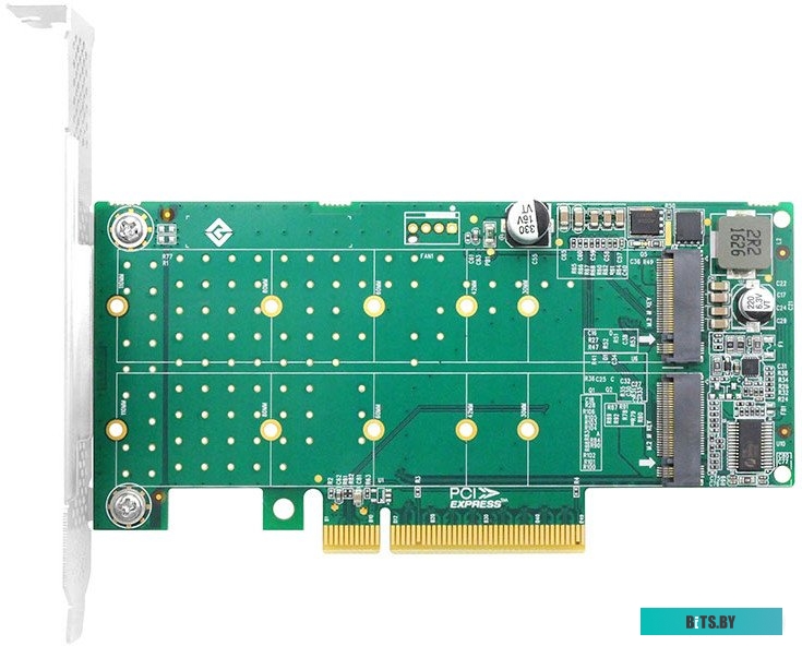 LRNV95N8 Linkreal LRNV95N8 PCIe x8 to 2-Port M.2 NVMe Adapter