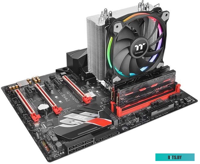 Кулер для процессора Thermaltake Riing Silent 12 RGB Sync Edition <CL-P052-AL12SW-A>