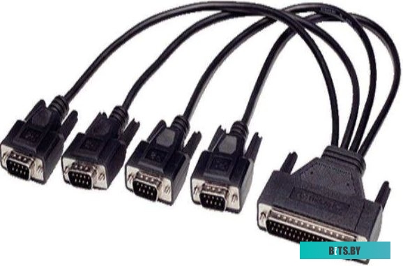 Разветвитель Advantech DB9 - D-Sub OPT4A-AE (0.3 м, черный)