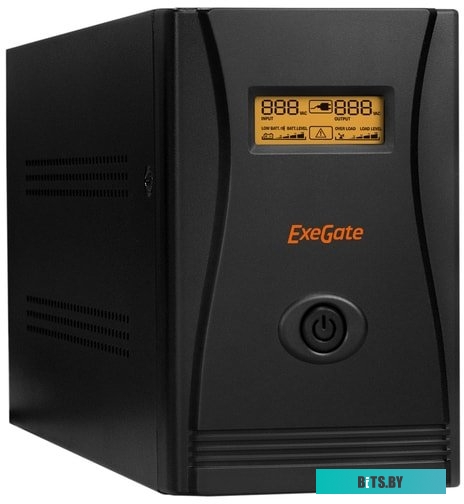 Источник бесперебойного питания (ИБП) ExeGate LLB-2200.LCD.AVR.EURO.RJ.USB EP285531RUS