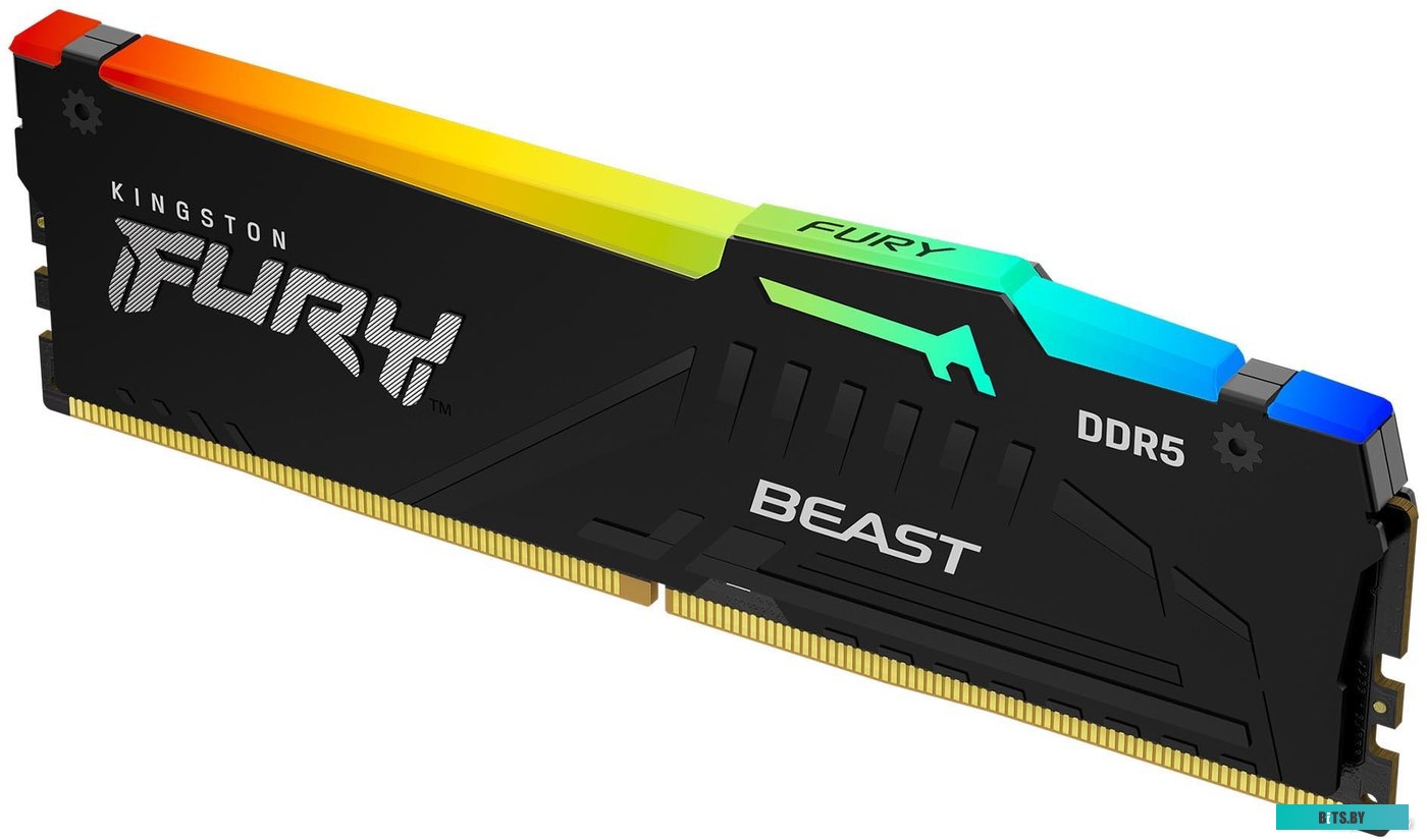 Оперативная память Kingston FURY Beast RGB 16ГБ DDR5 5600 МГц KF556C40BBA-16 