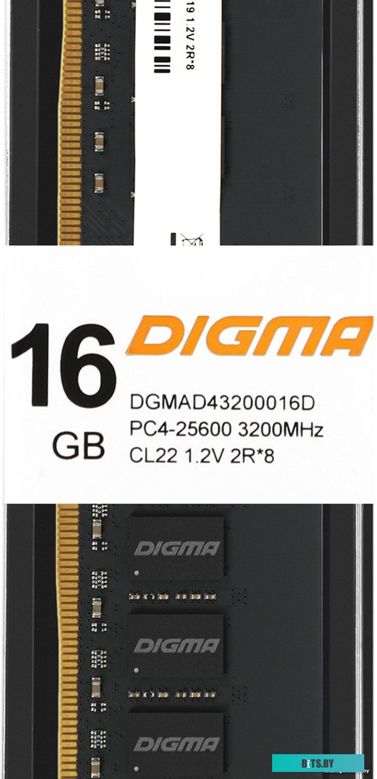 Оперативная память Digma DGMAD43200016D 16ГБ DDR4 3200 МГц.