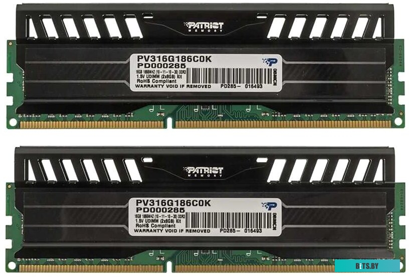 Оперативная память Patriot Viper 3 Black Mamba 2x8GB KIT DDR3 PC3-14900 (PV316G186C0K)