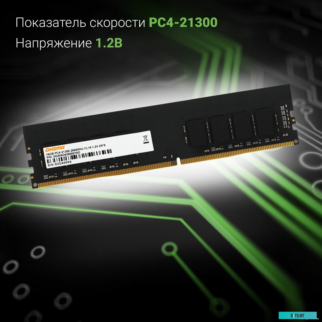 Оперативная память Digma DGMAD42666016D 1835815