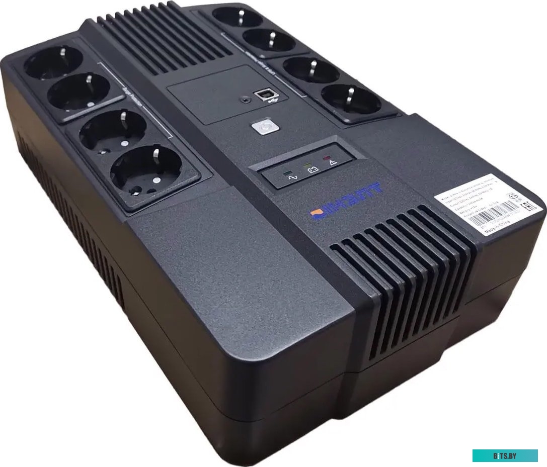 Источник бесперебойного питания (ИБП) IНЭЛТ Alpha 1K Schuko-8 IN1050-AL-SCH8-KS