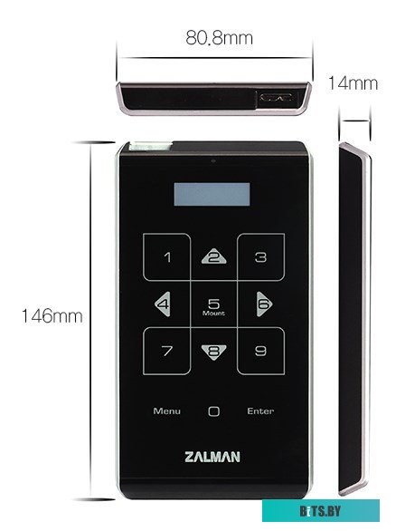 Бокс для жесткого диска Zalman ZM-VE500 Black