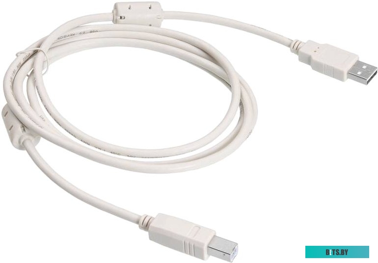 Кабель Buro USB2.0-AM/BM 1.8м серый