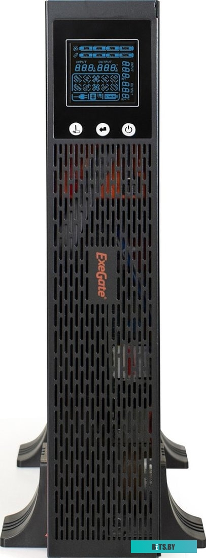 Источник бесперебойного питания (ИБП) ExeGate SinePower UHB-2000.LCD.AVR.C13.RJ.USB.2U <EP285644RUS>