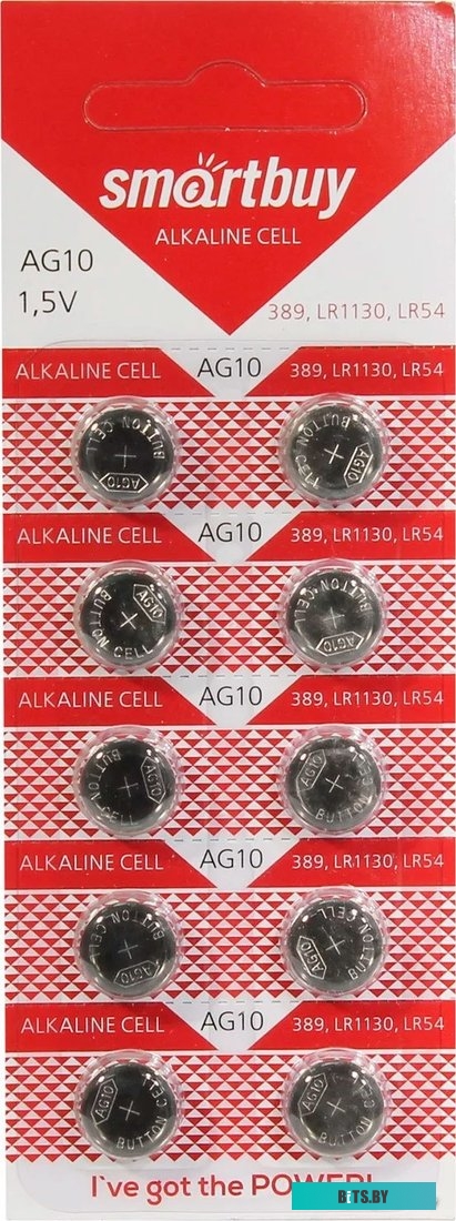 Батарейки SmartBuy Alkaline AG10 10 шт. <SBBB-AG10-10B>
