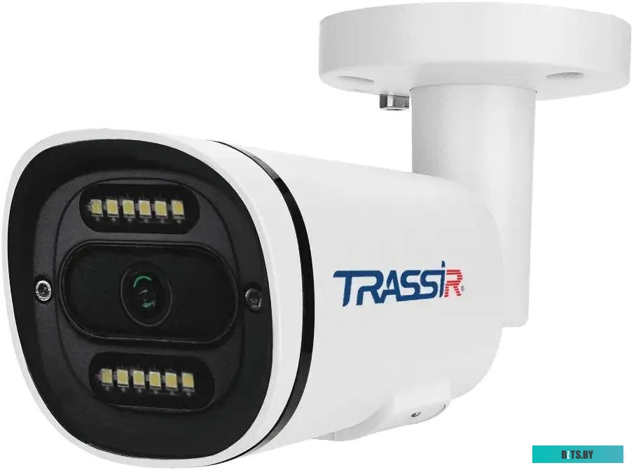 4-4ммКамера видеонаблюдения IP Trassir TR-D2121CL3 4-4мм цв. корп.:белый