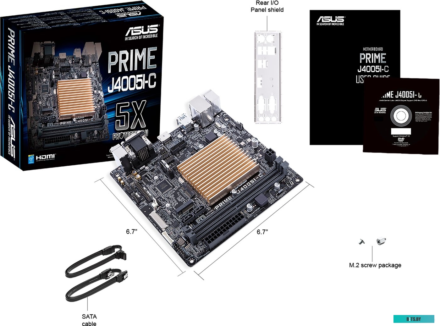 Материнская плата Asus Prime J4005I-C