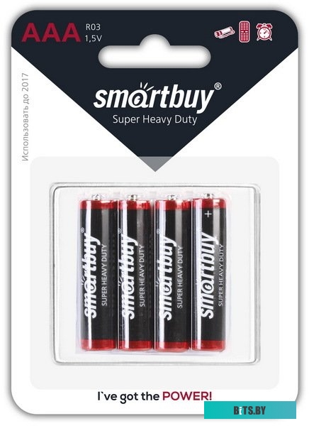 Батарейки SmartBuy AAA 4 шт. [SBBZ-3A04B]