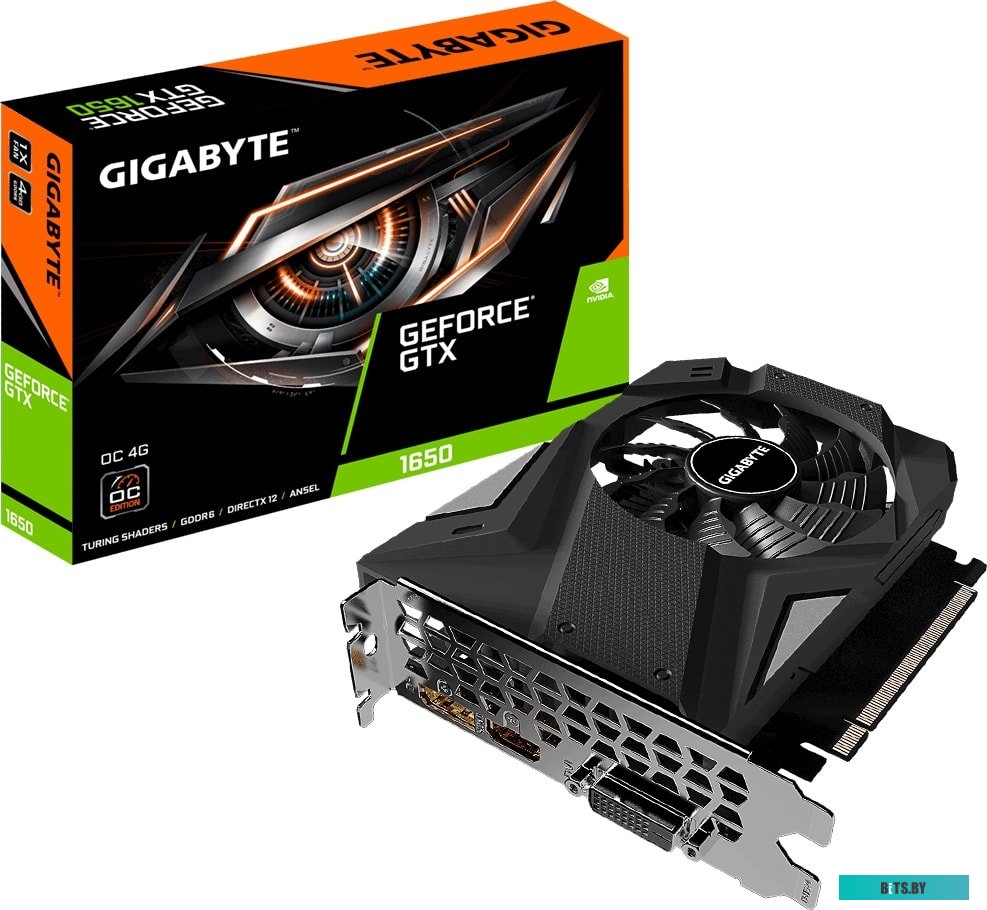 Видеокарта Gigabyte GeForce GTX 1650 D6 OC 4G 4GB GDDR6 GV-N1656OC-4GD (rev. 1.0)