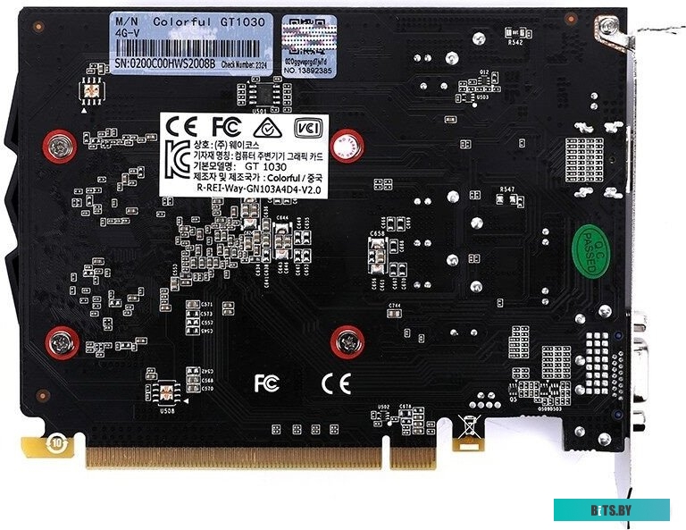 Видеокарта Colorful GeForce GT 1030 4GB GDDR4 GT1030 4G-V