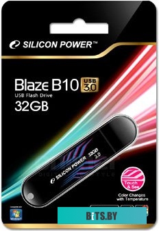 USB накопитель (Флешка) Silicon Power Blaze B10 16GB (SP016GBUF3B10V1B)