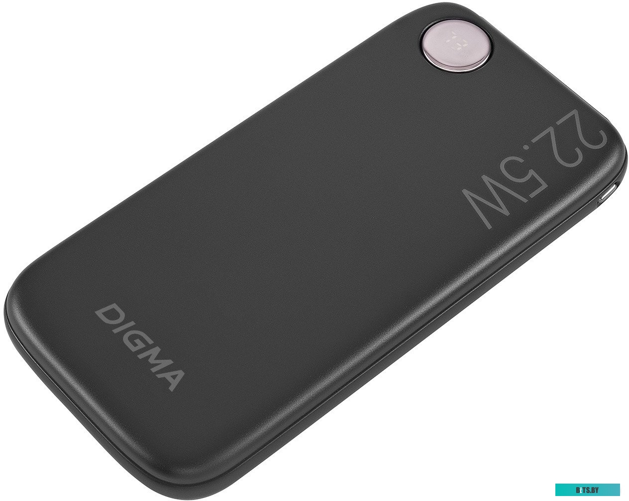 DGPF10B22PBK Мобильный аккумулятор Digma DGPF10B 10000mAh QC3.0/PD3.0 22.5W 3A USB-A/USB-C черный (DGPF10B22PBK)