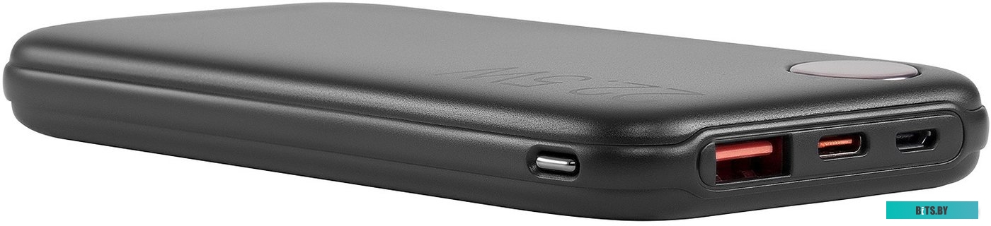 DGPF10B22PBK Мобильный аккумулятор Digma DGPF10B 10000mAh QC3.0/PD3.0 22.5W 3A USB-A/USB-C черный (DGPF10B22PBK)
