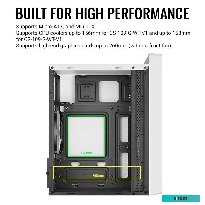 Корпус AeroCool CS-109-S-WT-v1