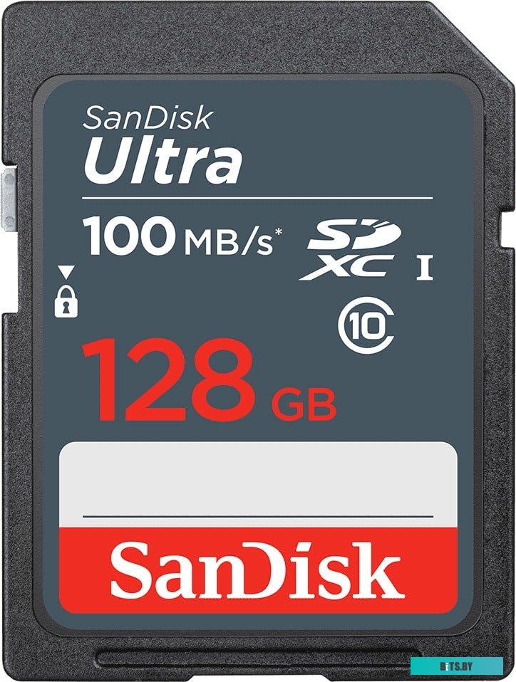 Карта памяти SanDisk Ultra SDXC SDSDUNR-128G-GN3IN 128GB