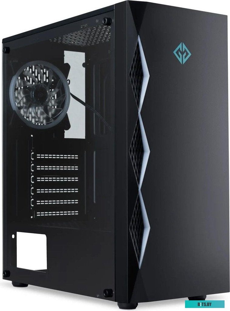 Корпус GMNG OGC-G110 черный без БП ATX 5x120mm 2xUSB2.0 1xUSB3.0 audio bott PSU